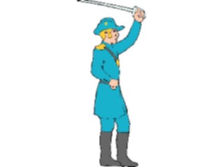 Sticker Custom Preview Image #089590 Military Historical Soldier Blue06