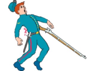 Sticker Custom Preview Image #089591 Military Historical Soldier Blue07