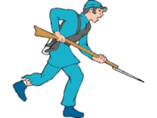 Sticker Custom Preview Image #089592 Military Historical Soldier Blue08