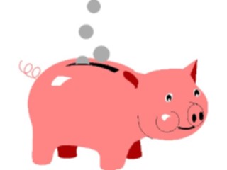 Sticker Custom Preview Image #090163 Money Cartoons Piggy Bank06