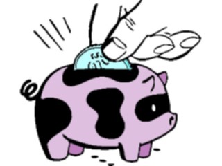 Sticker Custom Preview Image #090178 Money Cartoons Piggy Bank21