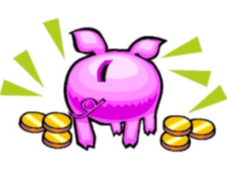 Sticker Custom Preview Image #090179 Money Cartoons Piggy Bank22