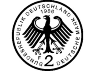 Sticker Custom Preview Image #090294 Money Coins Currency2 Deutsche Marks