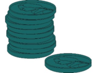 Sticker Custom Preview Image #090338 Money Coins Currency Coins05