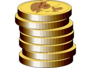 Sticker Custom Preview Image #090345 Money Coins Currency Coins12