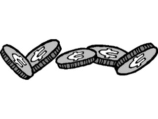 Sticker Custom Preview Image #090347 Money Coins Currency Coins14