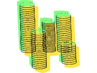 Sticker Custom Preview Image #090350 Money Coins Currency Coins17