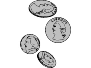 Sticker Custom Preview Image #090351 Money Coins Currency Coins18