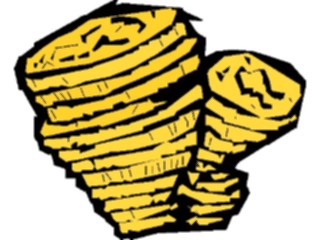 Sticker Custom Preview Image #090357 Money Coins Currency Coins Stack