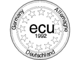 Sticker Custom Preview Image #090362 Money Coins Currency E C U1