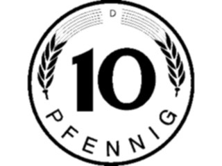 Sticker Custom Preview Image #090408 Money Coins Currency Pfennig10