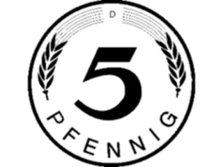 Sticker Custom Preview Image #090410 Money Coins Currency Pfennig5