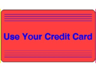 Sticker Custom Preview Image #090528 Money Miscellaneous Use Your Credit Card