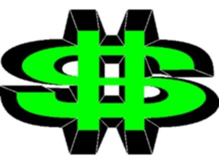 Sticker Custom Preview Image #090579 Money Symbols Titles Dollar Symbol10