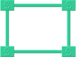 Sticker Custom Preview Image #090657 Money Symbols Titles Pound Frame