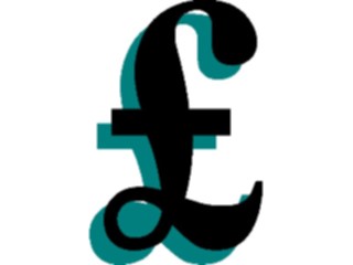 Sticker Custom Preview Image #090663 Money Symbols Titles Pound Symbol6