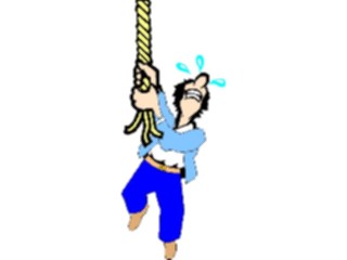Sticker Custom Preview Image #090776 Motivational Hanging Rope