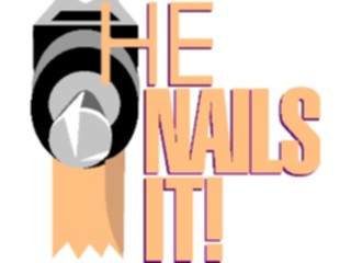 Sticker Custom Preview Image #090778 Motivational He Nails It
