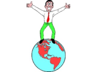Sticker Custom Preview Image #090843 Motivational On Topofthe World2
