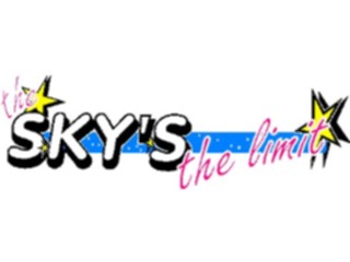 Sticker Custom Preview Image #090949 Motivational Skysthe Limit