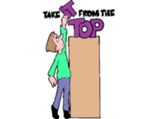 Sticker Custom Preview Image #090960 Motivational Takeit Fromthe Top