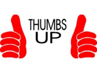 Sticker Custom Preview Image #090971 Motivational Thumbs Up1