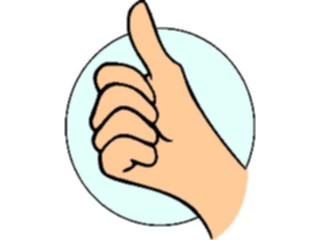 Sticker Custom Preview Image #090972 Motivational Thumbs Up2