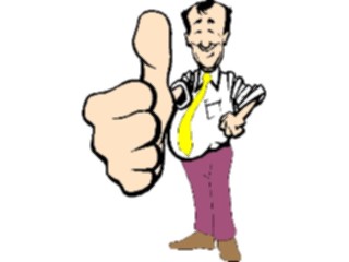 Sticker Custom Preview Image #090973 Motivational Thumbs Up3