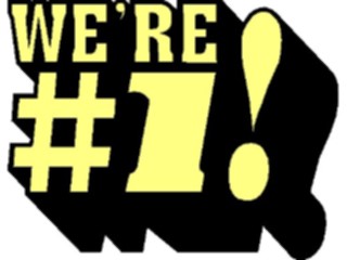 Sticker Custom Preview Image #091016 Motivational Were Number One1