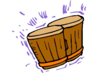 Sticker Custom Preview Image #091196 Music Instruments Bongos5