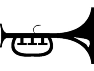 Sticker Custom Preview Image #091204 Music Instruments Bugle1