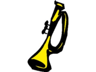 Sticker Custom Preview Image #091206 Music Instruments Bugle3