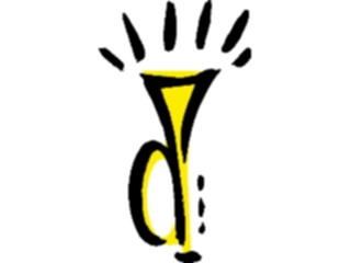 Sticker Custom Preview Image #091208 Music Instruments Bugle5