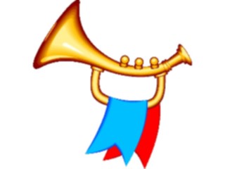 Sticker Custom Preview Image #091212 Music Instruments Bugle9