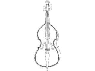 Sticker Custom Preview Image #091218 Music Instruments Cello2