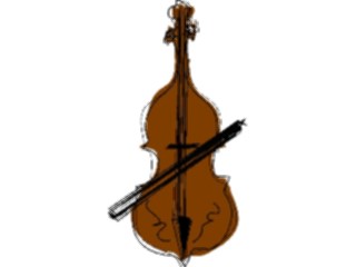 Sticker Custom Preview Image #091220 Music Instruments Cello4
