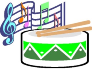 Sticker Custom Preview Image #091249 Music Instruments Drum03