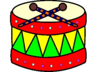 Sticker Custom Preview Image #091255 Music Instruments Drum09