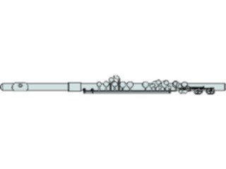 Sticker Custom Preview Image #091306 Music Instruments Flute4