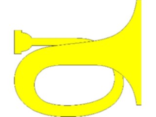 Sticker Custom Preview Image #091421 Music Instruments Horn01