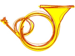 Sticker Custom Preview Image #091423 Music Instruments Horn03