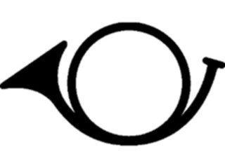 Sticker Custom Preview Image #091425 Music Instruments Horn05