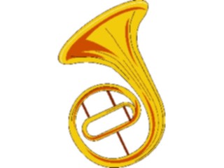 Sticker Custom Preview Image #091426 Music Instruments Horn06