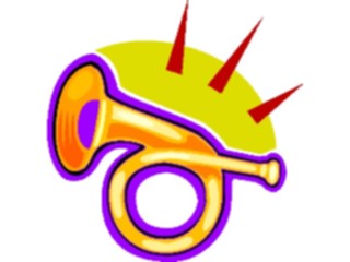 Sticker Custom Preview Image #091429 Music Instruments Horn09