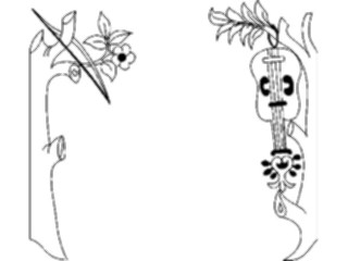 Sticker Custom Preview Image #091474 Music Instruments Instrumentin Tree Frame