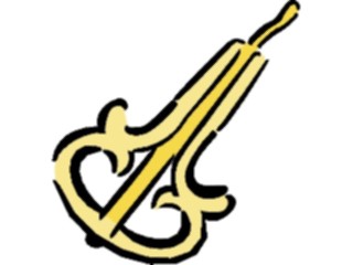 Sticker Custom Preview Image #091482 Music Instruments Jews Harp2