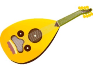 Sticker Custom Preview Image #091489 Music Instruments Lute2