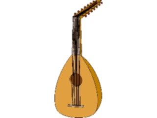 Sticker Custom Preview Image #091490 Music Instruments Lute3