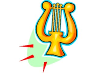 Sticker Custom Preview Image #091495 Music Instruments Lyre4