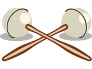 Sticker Custom Preview Image #091501 Music Instruments Maracas1